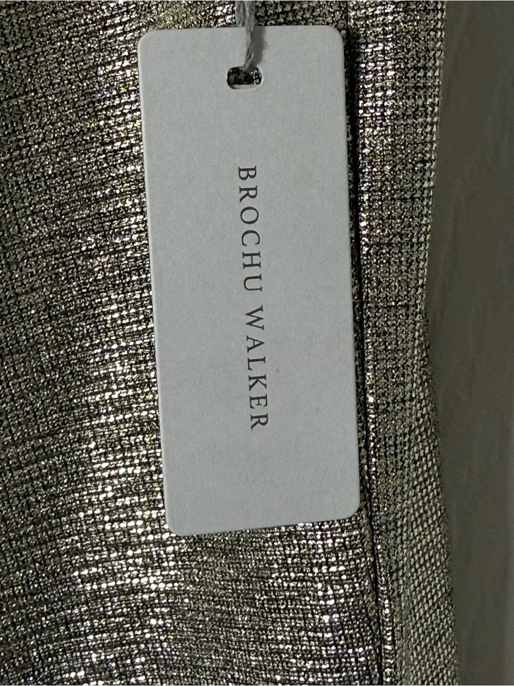 Brochu Walker Nova Top Metallic Draped Cowl Neck Bronze Size L NWT - Picture 5 of 8
